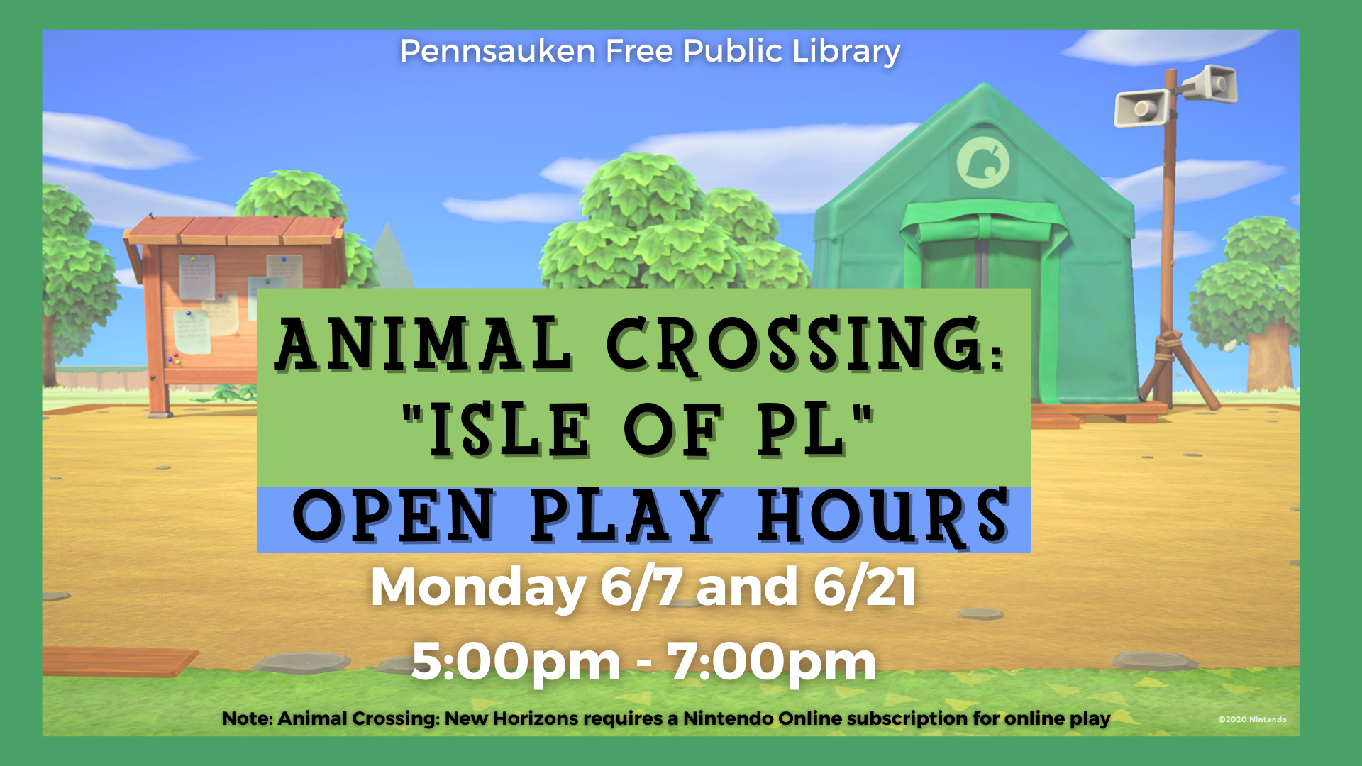 animal crossing open play