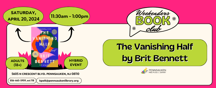 Weekender's Book Club on 04/20